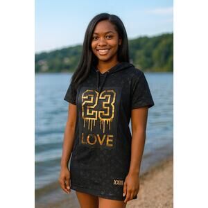 Bare Fox Queen Medium Jersey style dress 23 Kobe Bulls Plz See Description